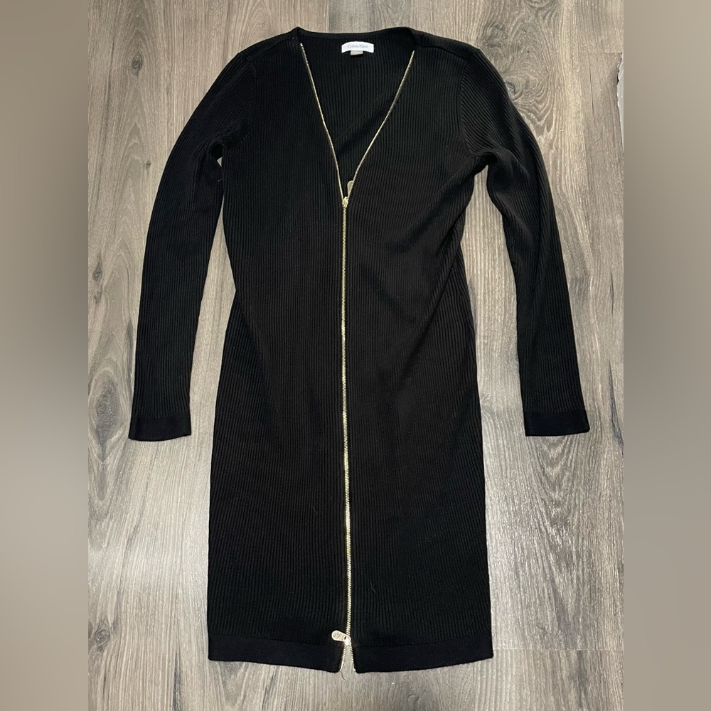Calvin Klein knee length sweater dress